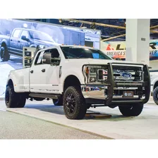Pro Series Black Steel Grille Guard with Light Bar, Select Ford Super Duty image 4