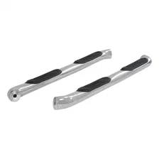 3" Round Polished Stainless Side Bars, Select Toyota Highlander image 2