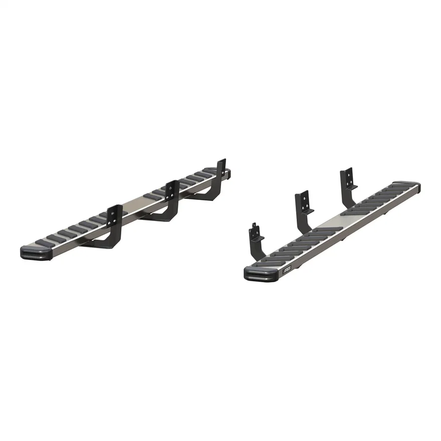 NovaTrac 6in. x 91in. Polished Stainless Running Boards; Select RAM 2500; 3500