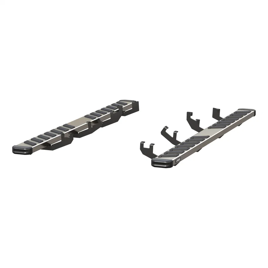 NovaTrac 6in. x 85in. Polished Stainless Running Boards; Select Toyota Ridgeline