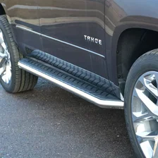 AeroTread 5" x 76" Polish Stainless Running Boards, Select Cadillac, Chevy, GMC image 4