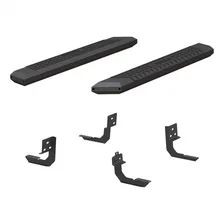 AdvantEDGE 5-1/2" x 53" Black Aluminum Side Bars, Select Ram 1500, 2500, 3500 image 2