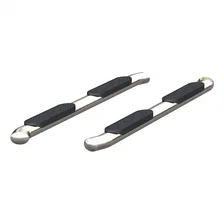 4" Polished Stainless Oval Side Bars, Select Ram 1500 image 2