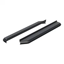 AeroTread 5" x 76" Black Stainless Running Boards (No Brackets) image 1