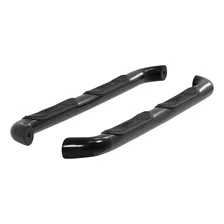 3" Round Black Steel Side Bars, Select Toyota Tacoma image 2