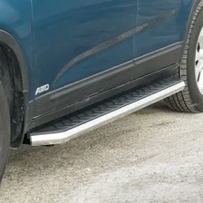 AeroTread 5" x 67" Polished Stainless Running Boards, Select Kia Sorento image 4