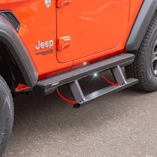 ActionTrac 48.75" Powered Running Boards, Select Jeep Wrangler JL 2-Door image 2