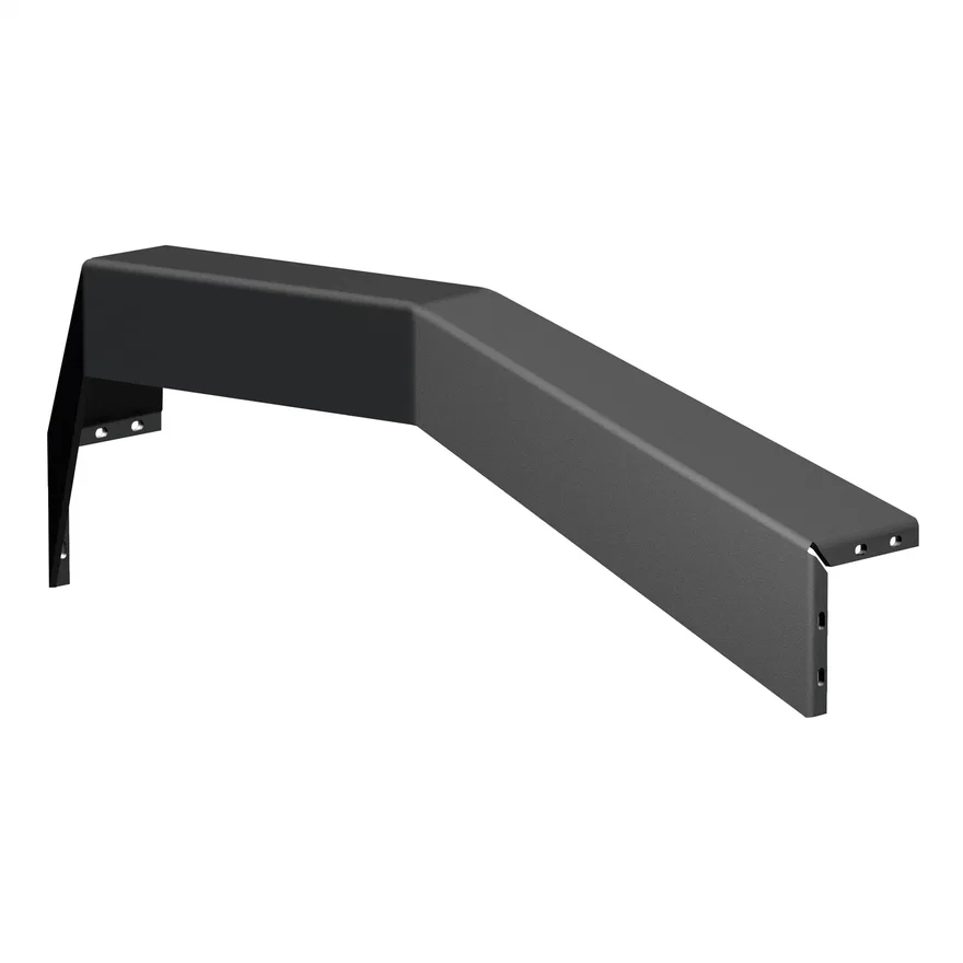 TrailCrusher Jeep Wrangler; Gladiator Steel Front Bumper Angular Brush Guard