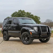 Black Steel Grille Guard, Select Jeep Liberty image 4