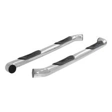 3" Round Polished Stainless Side Bars, Select Toyota Tundra image 2