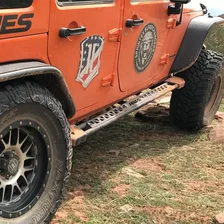 Rocker Step Running Boards; Select Jeep Wrangler JK Unlimited image 4