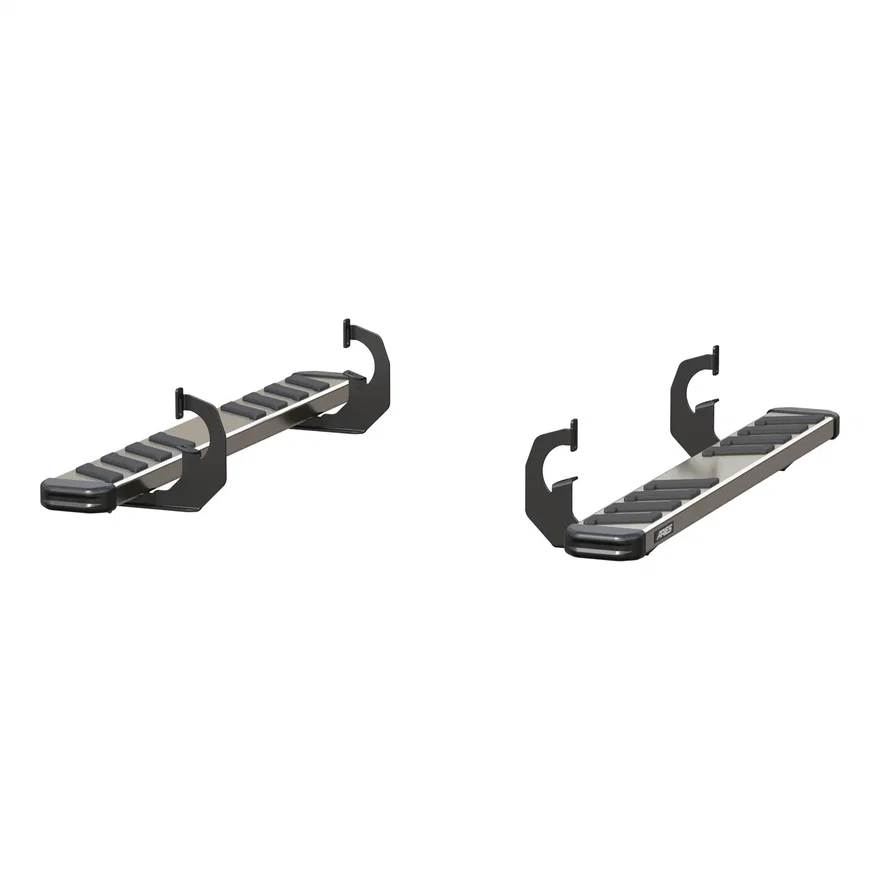 NovaTrac 6in. x 53in. Polished Stainless Running Boards; Select Silverado; Sierr