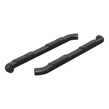 3" Round Black Steel Side Bars, Select Ford Ranger SuperCrew image 2