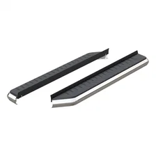 AeroTread 5" x 67" Polished Stainless Running Boards (No Brackets) image 1