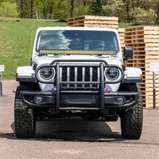 Pro Series Black Steel Grille Guard, Select Jeep Wrangler JL, Gladiator image 5