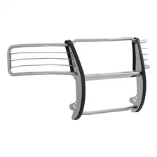 Polished Stainless Grille Guard, Select Chevrolet Silverado 2500, 3500 HD image 2