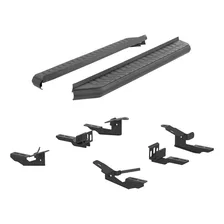 AeroTread 5" x 76" Black Stainless Running Boards, Select Ford Explorer image 2