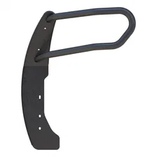 Pro Series Black Steel Grille Guard with Light Bar, Select Colorado, Canyon image 3