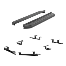AeroTread 5" x 70" Black Stainless Running Boards, Select Toyota Highlander image 2