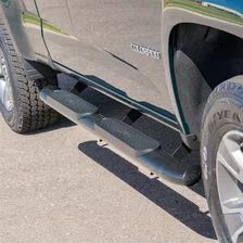 4" Black Steel Oval Side Bars, Select Chevrolet Colorado, GMC Canyon Extended image 4