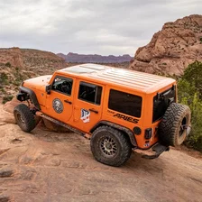 Rocker Step Running Boards; Select Jeep Wrangler JK Unlimited image 3