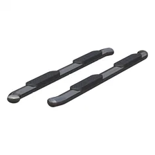 4" Black Steel Oval Side Bars, Select Ram 1500 image 2