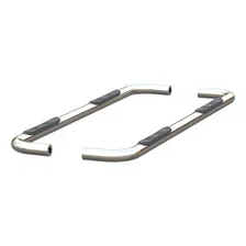 3" Round Polished Stainless Side Bars, Select Chevy Silverado, GMC Sierra 1500 image 2