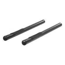 3" Round Black Steel Side Bars, Select Toyota Tacoma image 2