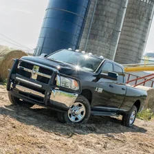 Pro Series Black Steel Grille Guard with Light Bar, Select Dodge, Ram 2500, 3500 image 7
