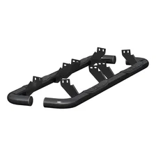 3" Round Black Steel Side Bars, Select Hummer H2 image 2