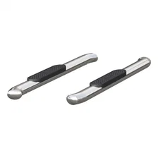4" Polished Stainless Oval Side Bars, Select Dodge, Ram 1500, 2500, 3500 image 2