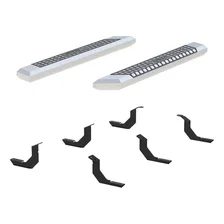 AdvantEDGE 5-1/2in. x 53in. Chrome Aluminum Side Bars; Select Toyota Tundra image 2