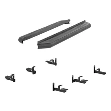 AeroTread 5" x 73" Black Stainless Running Boards, Select Nissan Pathfinder image 2