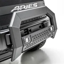 AdvantEDGE 5-1/2in. Black Aluminum Bull Bar with Lights; Select Ford F-150 image 1