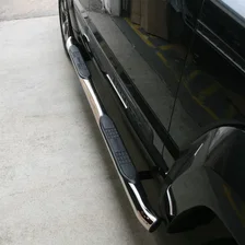 3" Round Polished Stainless Side Bars, Select Jeep Liberty image 3