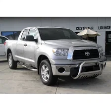 4" Polished Stainless Oval Side Bars, Select Toyota Tundra image 3