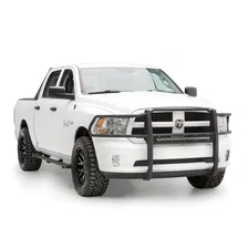Pro Series Black Steel Grille Guard with Light Bar, Select Dodge, Ram 2500, 3500 image 4