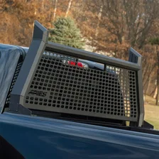 AdvantEDGE Black Aluminum Headache Rack; Select Ford F-150; Lightning image 1