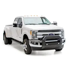AdvantEDGE 5-1/2in. Black Aluminum Bull Bar with Lights; Select Ford Super Duty image 5