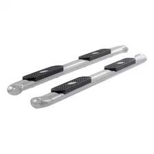 4" Polished Stainless Oval Side Bars, Select Silverado, Sierra 1500, 2500, 3500 image 2