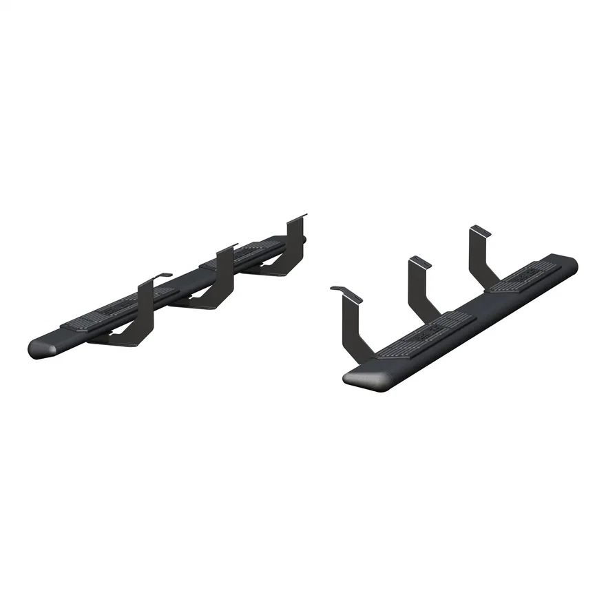 AscentStep 5-1/2in. x 85in. Black Steel Running Board; Select Toyota Tundra Crew