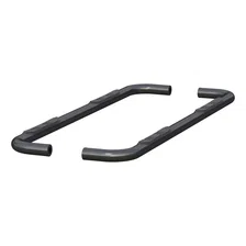 3" Round Black Stainless Side Bars, Select Chevrolet Silverado, GMC Sierra 1500 image 2