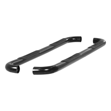 3" Round Black Steel Side Bars, Select Chevrolet Colorado, GMC Canyon image 2