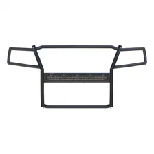 Pro Series Black Steel Grille Guard with Light Bar, Select Colorado, Canyon image 2