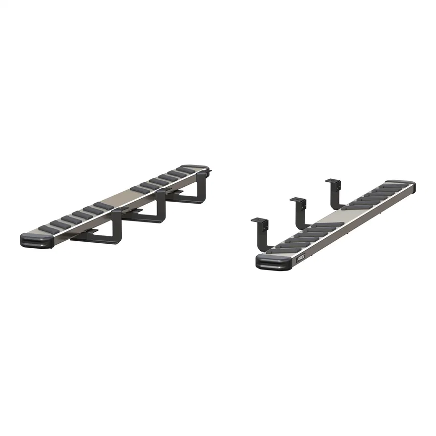 NovaTrac 6in. x 75in. Polished Stainless Running Boards; Select Ford Explorer