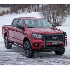 Pro Series Black Steel Grille Guard with Light Bar, Select Ford Ranger image 4