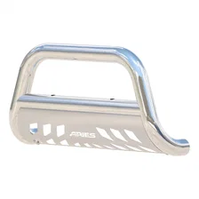 Front 3" Polished Stainless Bull Bar, Select Dodge, Ram 1500 image 2