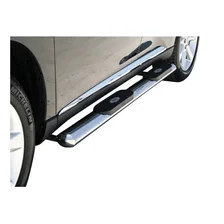 4" Polished Stainless Oval Side Bars, Select Lexus RX350, RX400, RX400h image 2
