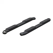 4" Black Steel Oval Side Bars, Select Silverado, Sierra 1500 Extended Cab image 2
