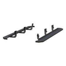 RidgeStep 6-1/2" x 85" Black Steel Running Boards, Select Ram 1500 to 5500 image 2